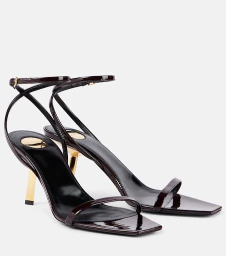 Yves Saint Laurent Lee 75 patent leather sandals 1