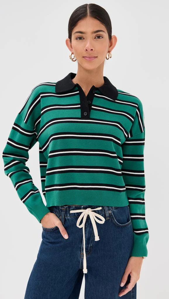 LE BOP Striped Polo 1