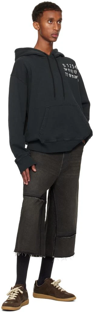 MM6 Black Logo Hoodie 4