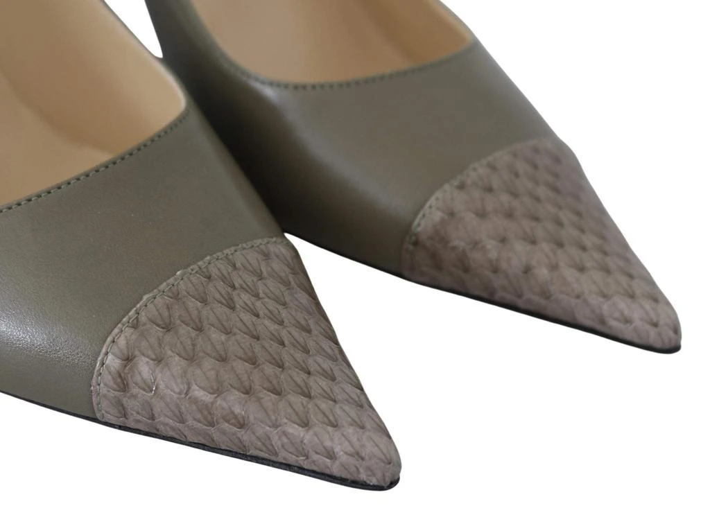 Jimmy Choo Jimmy Choo Pebble Green Leather Amika Pumps 3