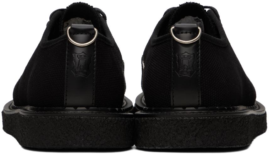 Fred Perry Black George Cox Edition Canvas Monkey Sneakers