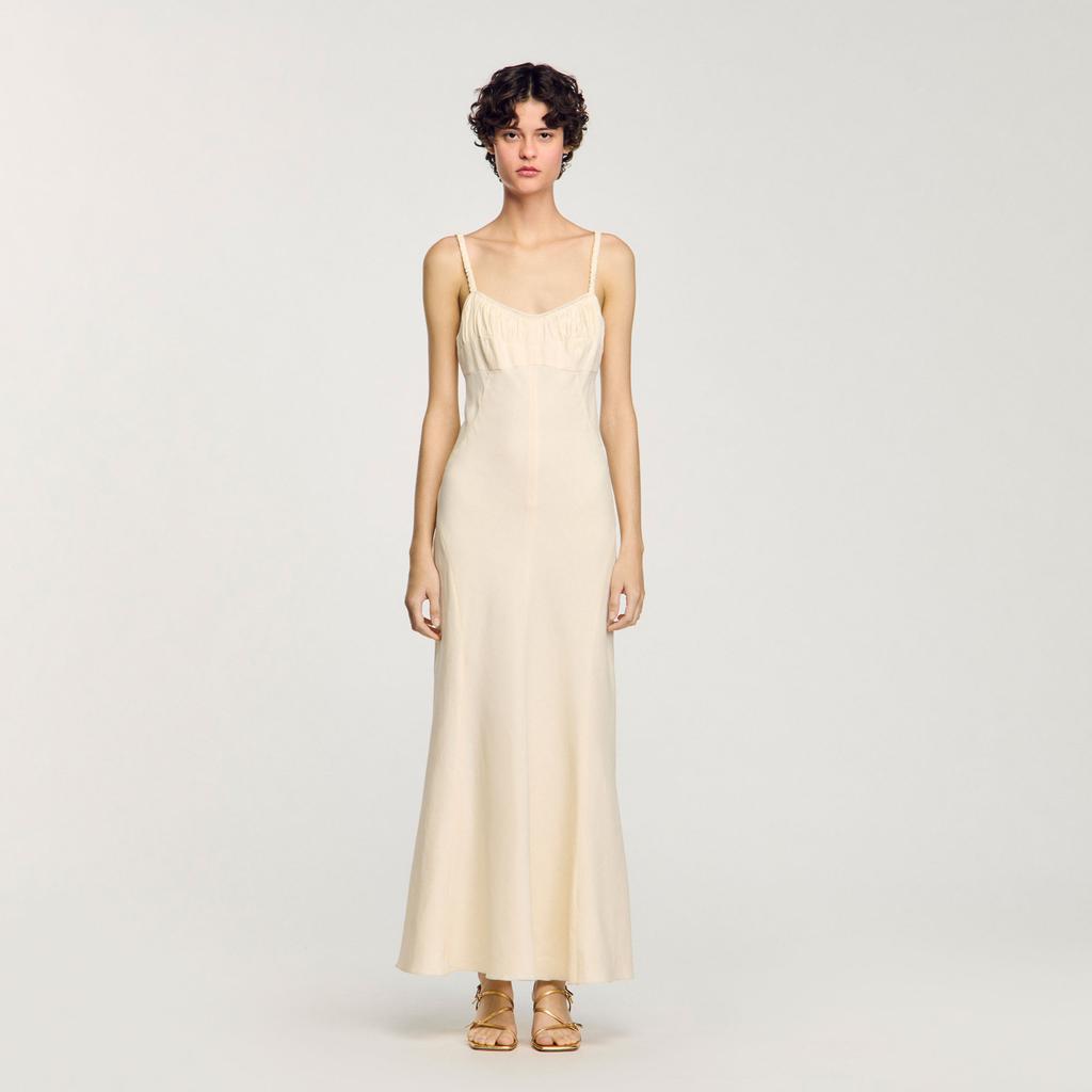 Sandro Maxi dress with straps