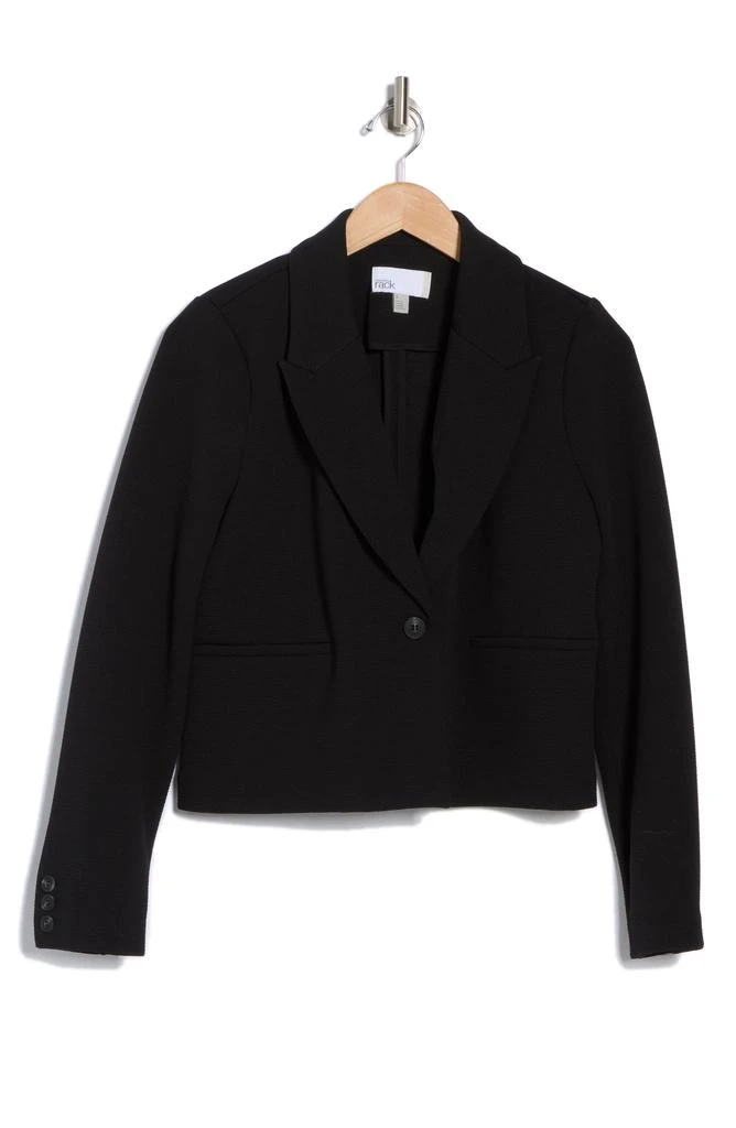 Nordstrom Textured Knit Crop Blazer 3