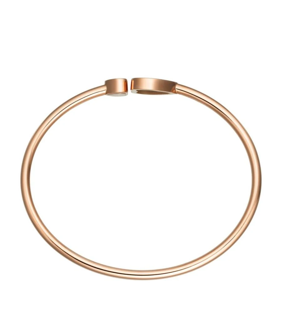 Chopard Rose Gold and Diamond Happy Hearts Bangle 2