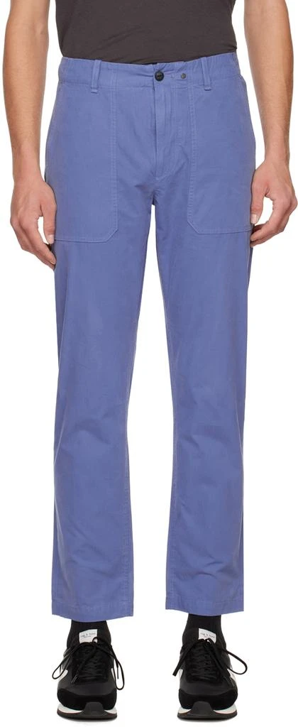 Rag & Bone Blue Cliffe Trousers 1