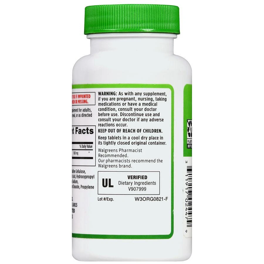 Walgreens L-Arginine 1000 mg Tablets 4