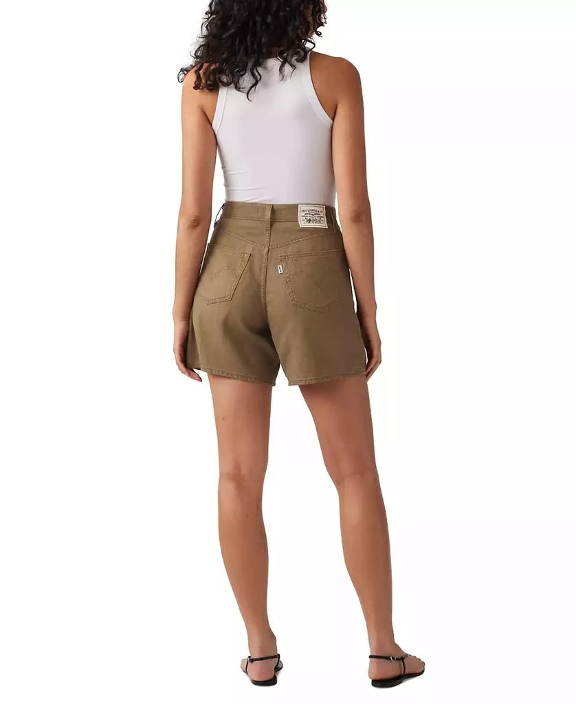 Levi's Premium Women's Cotton High Rise Baggy Shorts 4