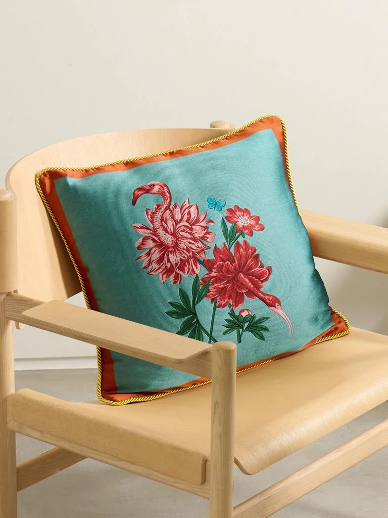 LA DOUBLE J + Beto Val Satin-jacquard Cushion