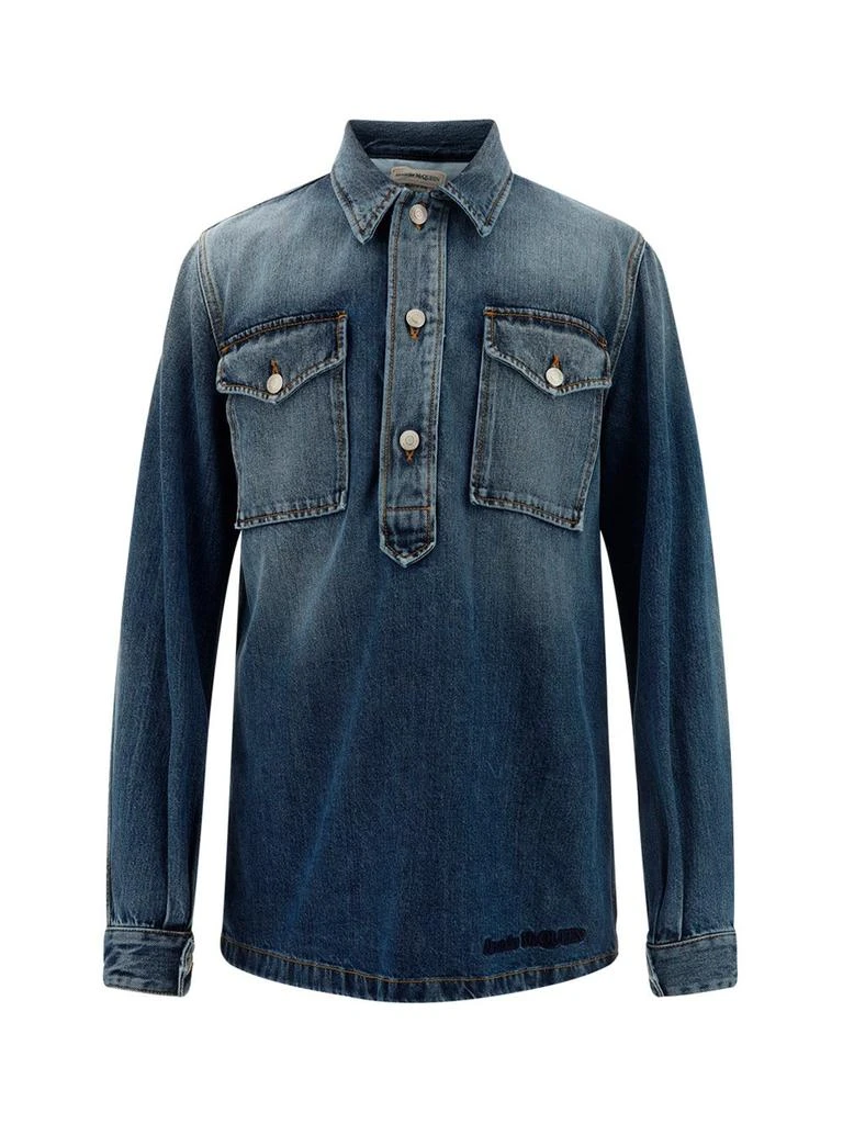 Alexander McQueen Alexander McQueen Pull-over Denim Shirt 1