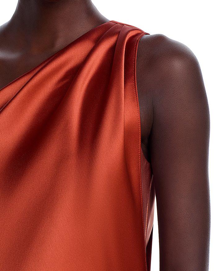 Amsale Layered Asymmetric Gown