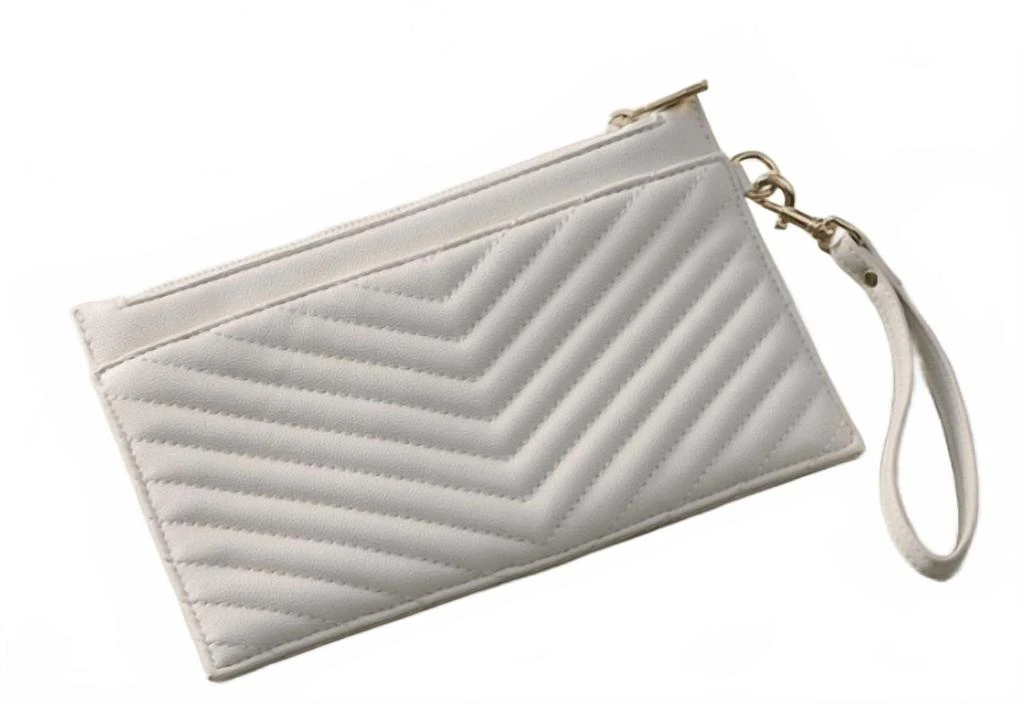 preneLOVE Women's Aberdeen Wallet Wristlet In Cream 4
