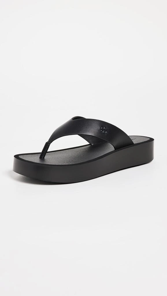Tory Burch Leather Platform Flip Flops 1