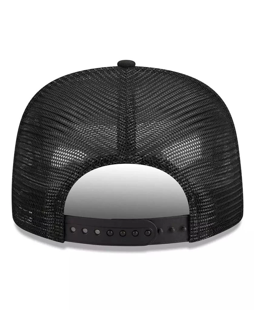 New Era Men's Black Los Angeles Dodgers Street Team A-Frame Trucker 9FIFTY Snapback Hat 4