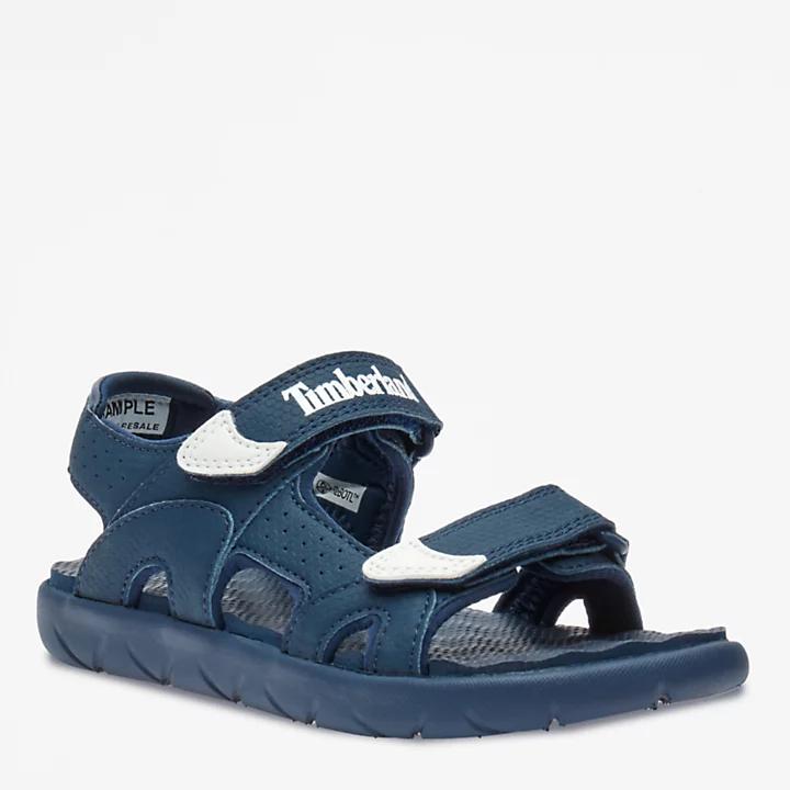 Timberland Perkins Row Double-Strap Sandal for Toddler in Navy
