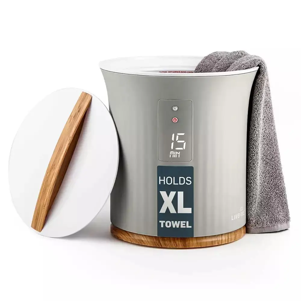 Livefine Towel Warmer Bucket Style Heater w/LED Display 40" x 70" Towel