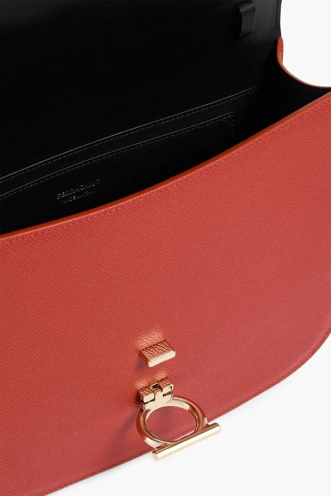 Salvatore Ferragamo Gemini pebbled-leather shoulder bag 5