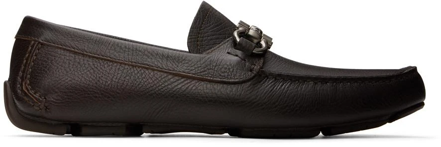 Salvatore Ferragamo Driver black leather with Gancini Ornament size 9EE Gancini Driver ornament - Men | Ferragamo main image 3