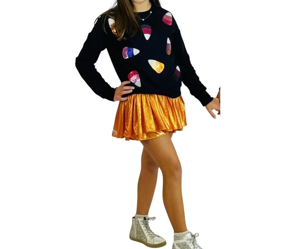 Sweet Soul Sweet Soul - Sequin Candy Corn Sweatshirt