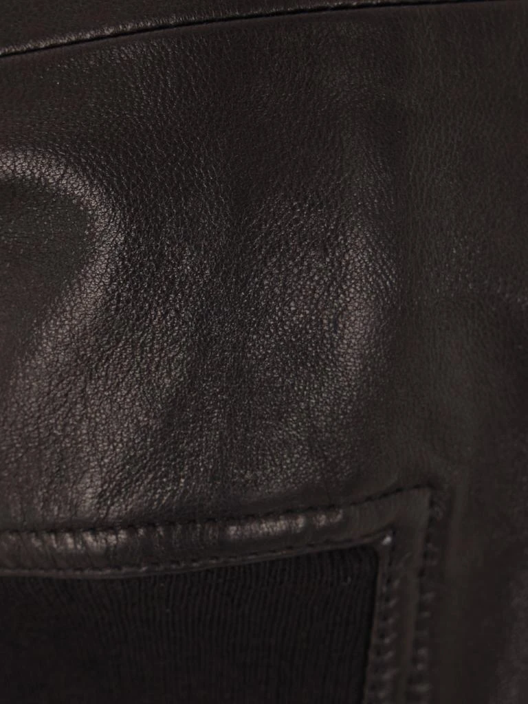 Rick Owens GIRDERED BOMBER CROPPED LEATHER 2