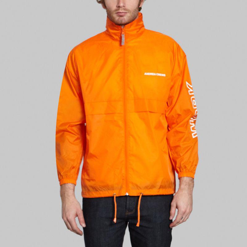ANDREA CREWS Work Rain Jacket Orange India ANDREA CREWS