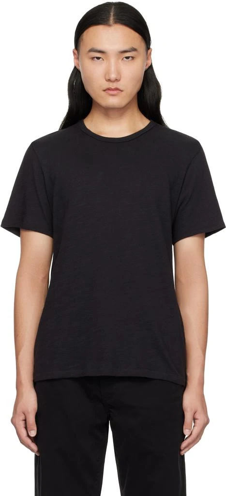 Rag & Bone Black Classic Flame T-shirt 1