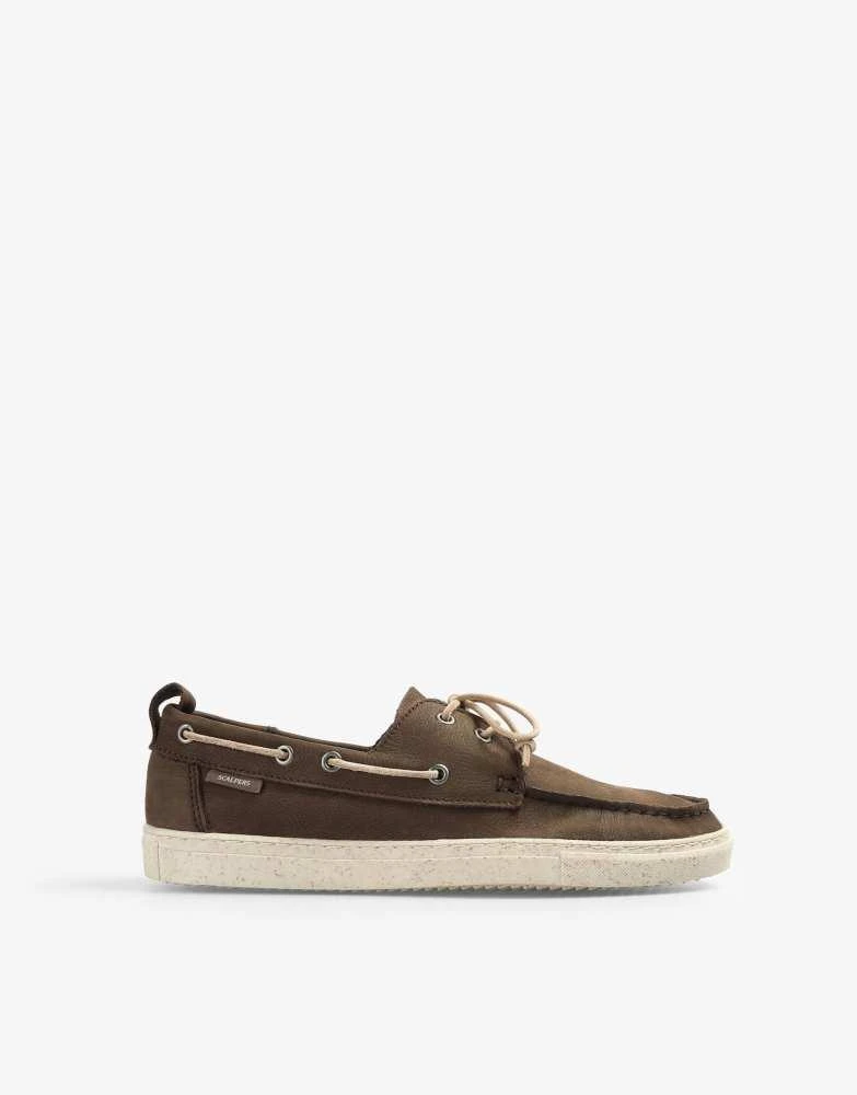 Scalpers Scalpers boat shoes in dark brown 1