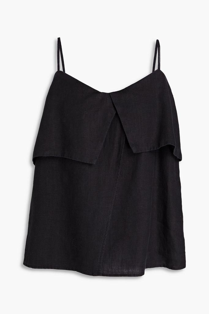 BY MALENE BIRGER Maunaloa wrap-effect slub linen camisole