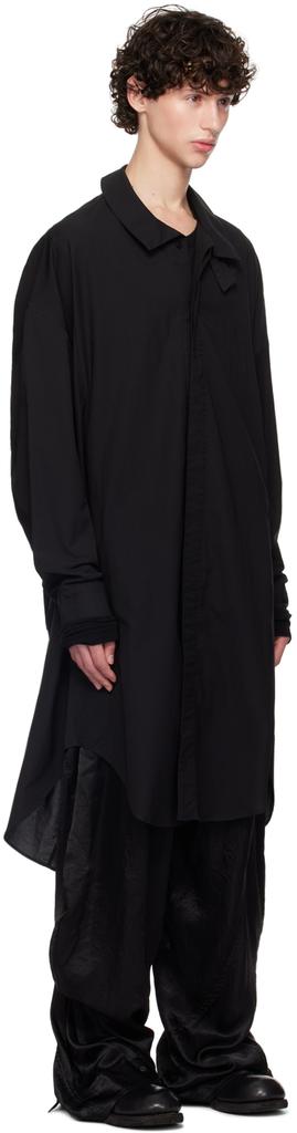 Julius Black High Neck Shirt