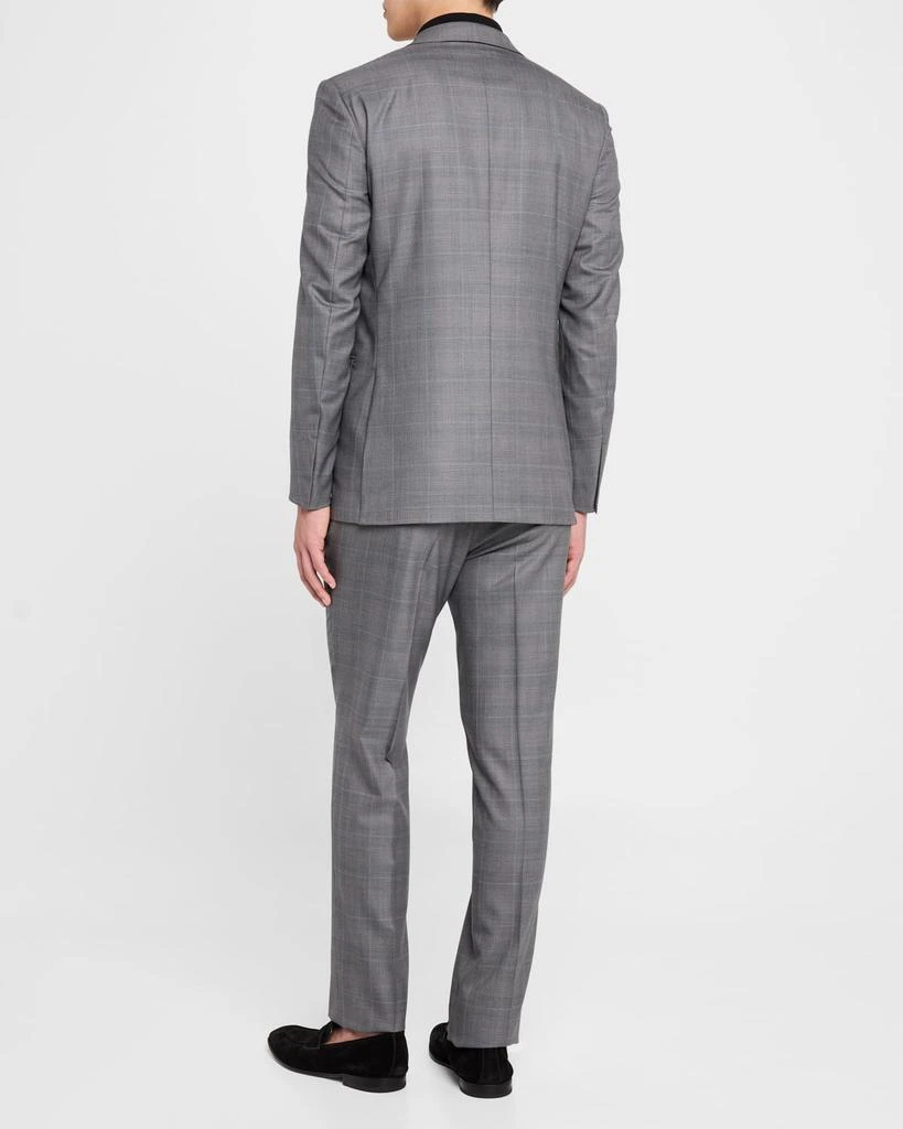 Zegna Men's 15milmil15 Wool Plaid Suit 5