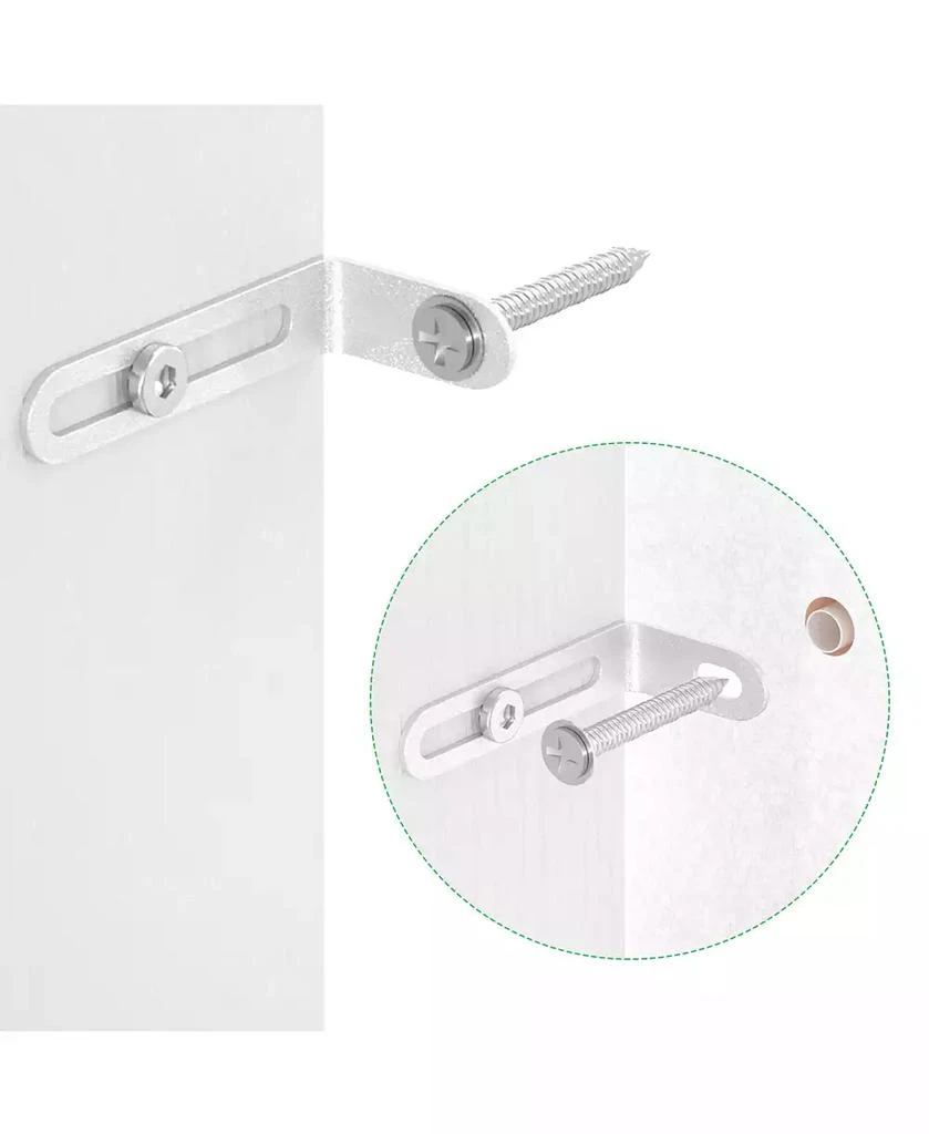 Aheaplus 5FT Small Closet Organizer System with 3 Fabric Drawers, 60" Closet System with 3 Shelving Towers 8