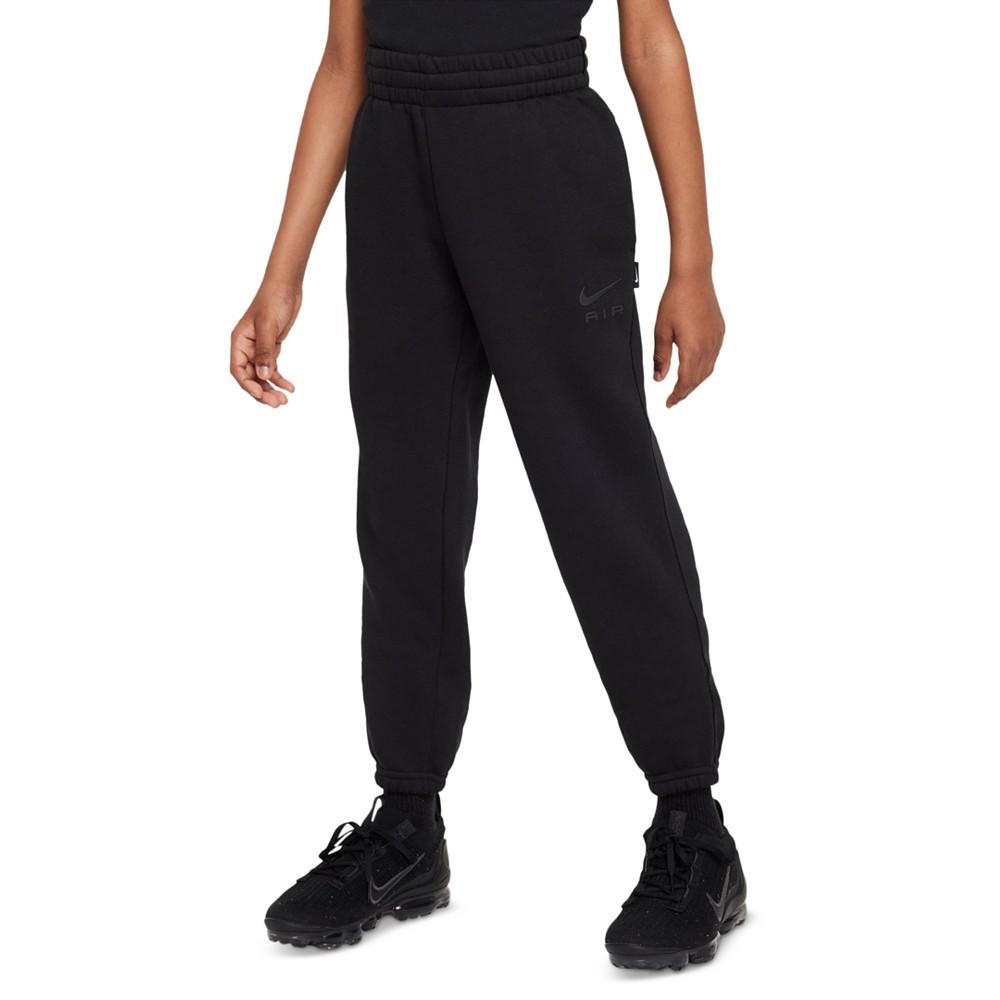 Nike Air Big Kids Logo-Print Brushed Fleece Sweatpants