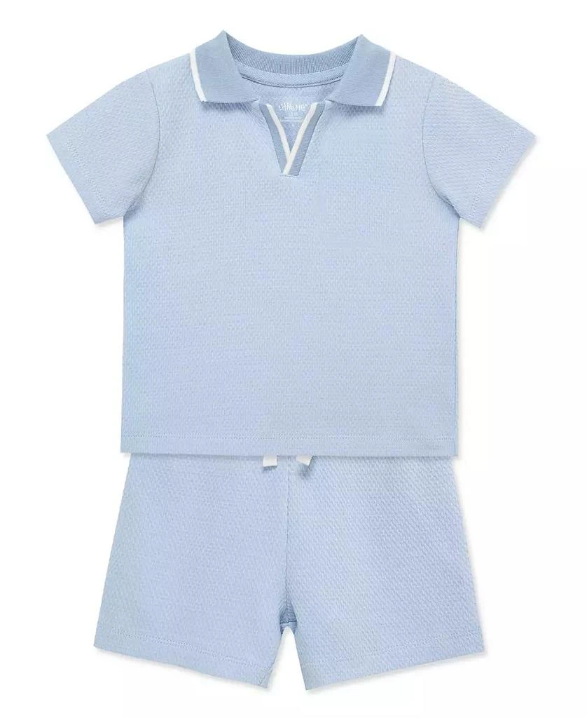 Little Me Baby Boys
 Short-Sleeve Polo Shirt and Shorts, 2-Piece Set