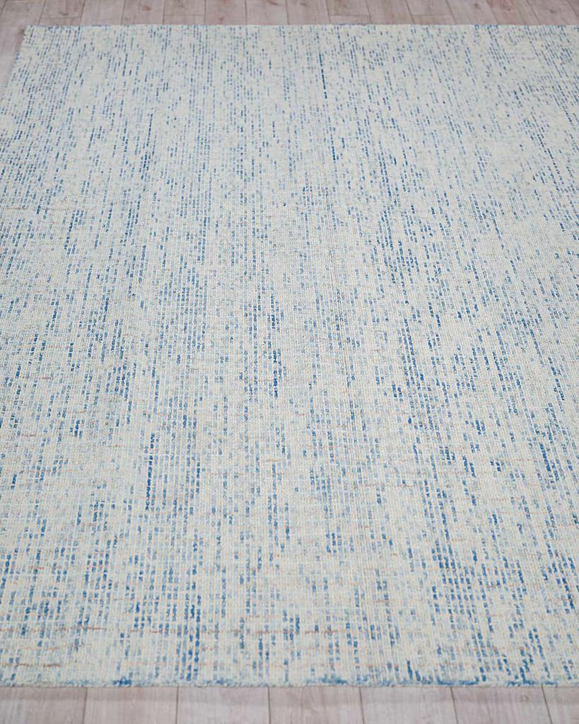 Exquisite Rugs Andora Hand-Tufted Blue/Ivory Rug, 9' x 12''