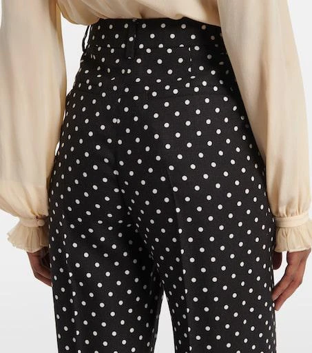 Valentino Polka-dot straight pants 6
