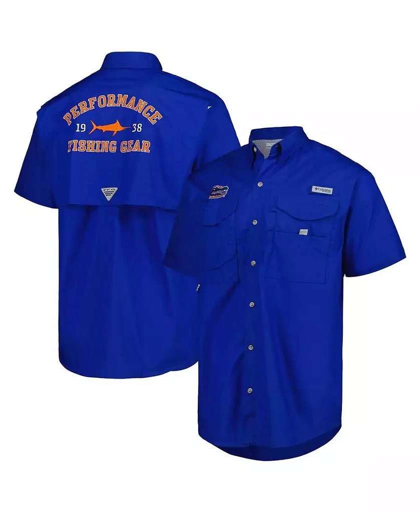 Columbia Men's Royal Florida Gators Bonehead Button-Up Shirt 1