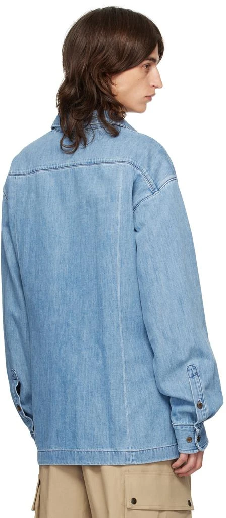Dries Van Noten Blue Coulter Shirt 3