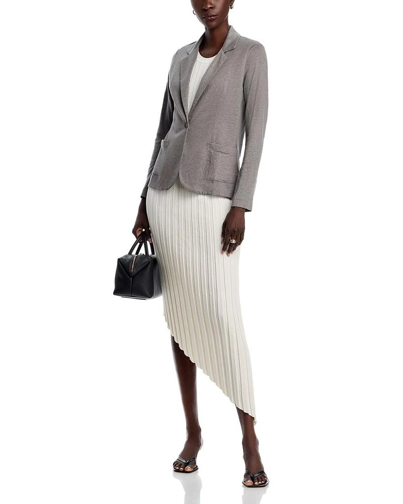 MAJESTIC FILATURES Fitted Linen Blazer 2
