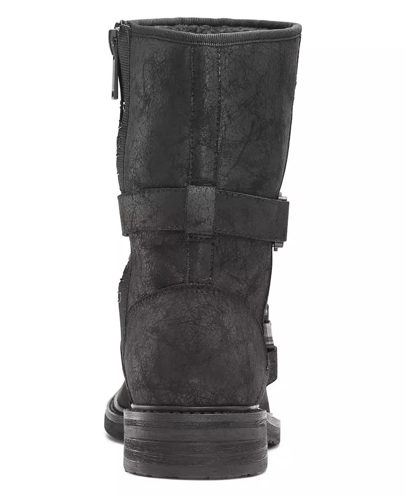 KARL LAGERFELD PARIS Karl Lagerfeld Men's Double Buckle Tire Tread Sole Boot 7