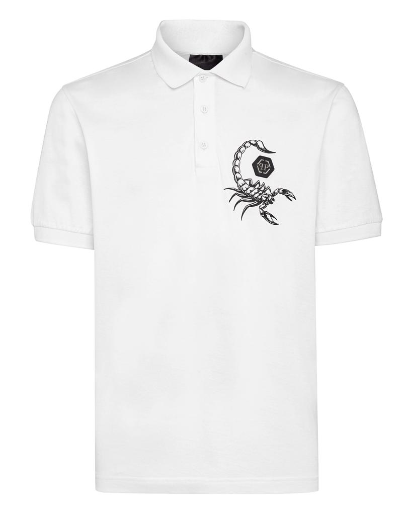 Philipp Plein Slim Fit Polo shirt SS Scorpion