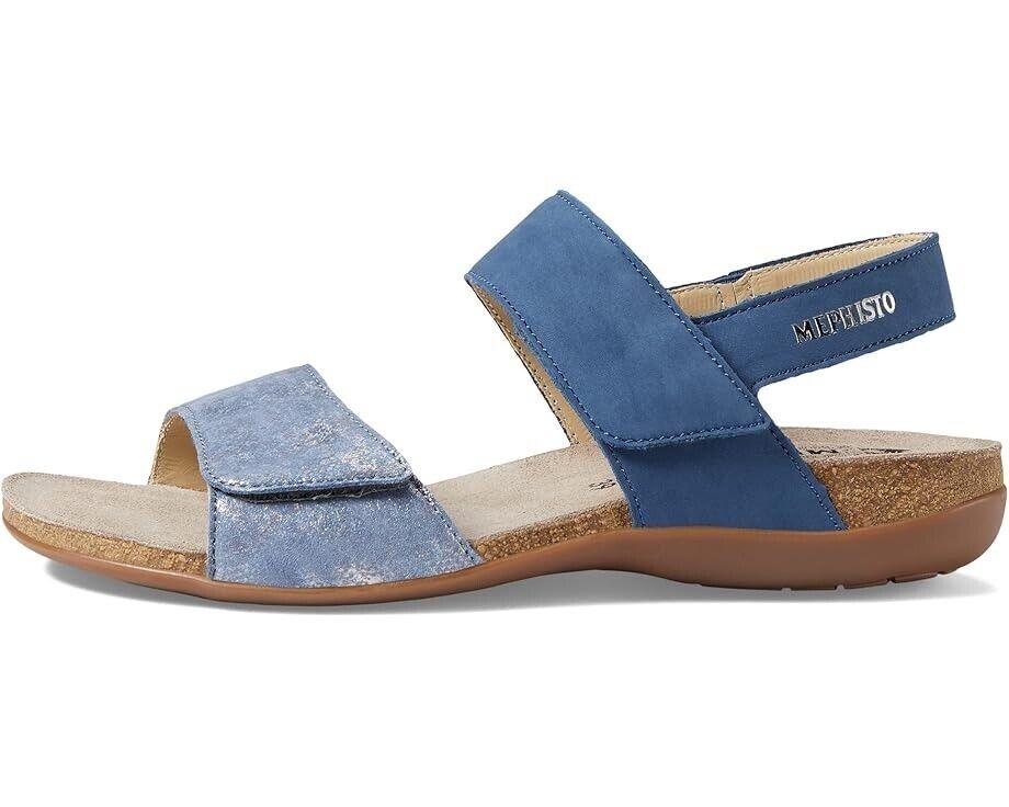 Mephisto Mephisto Agave Sandals Women's 8 Blue Comfort Open Toe Adjustable Strap RHS4164