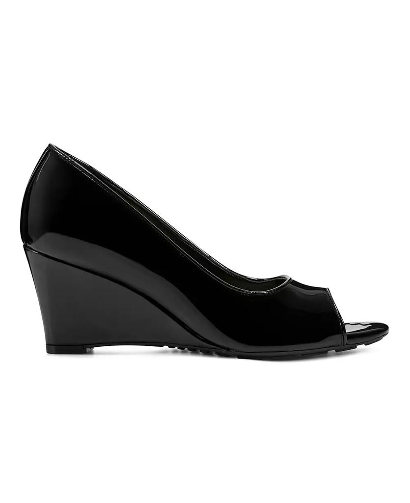 Easy Spirit Women's Coleen Open-Toe Slip-On Dress Wedges
