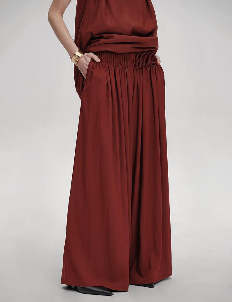 Pixie Market Wide Leg Pants in Sun-Dried Tomato