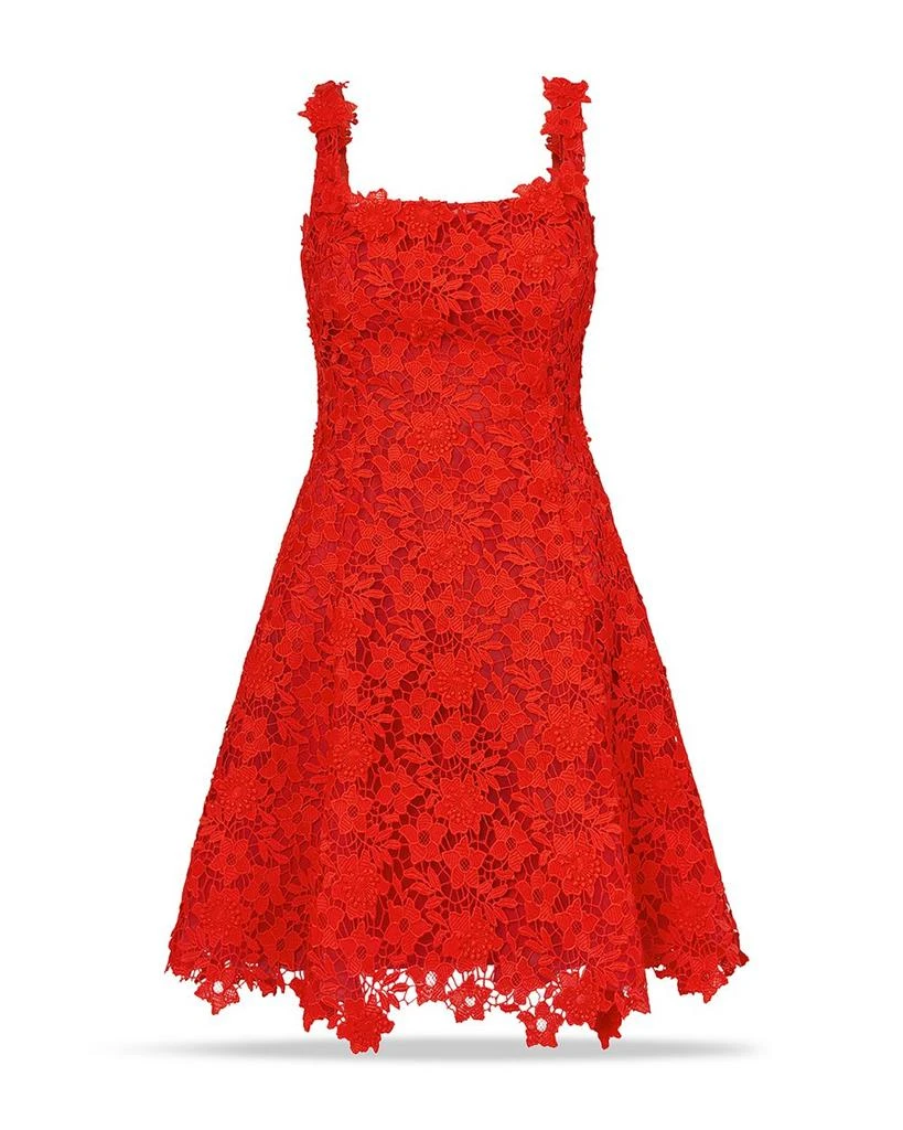 Safiyaa Marrie Floral Lace Mini Dress 5