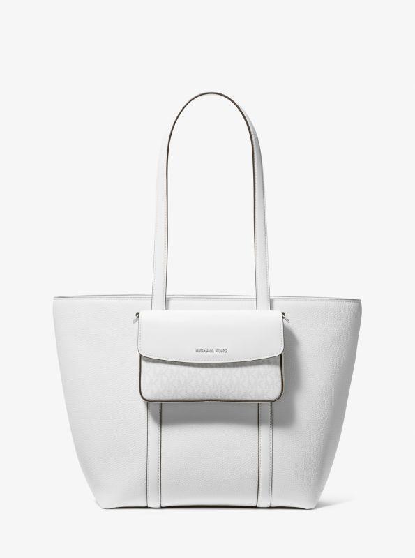 Michael Kors Jet Set Large 2-in-1 Pebbled Leather Tote Bag