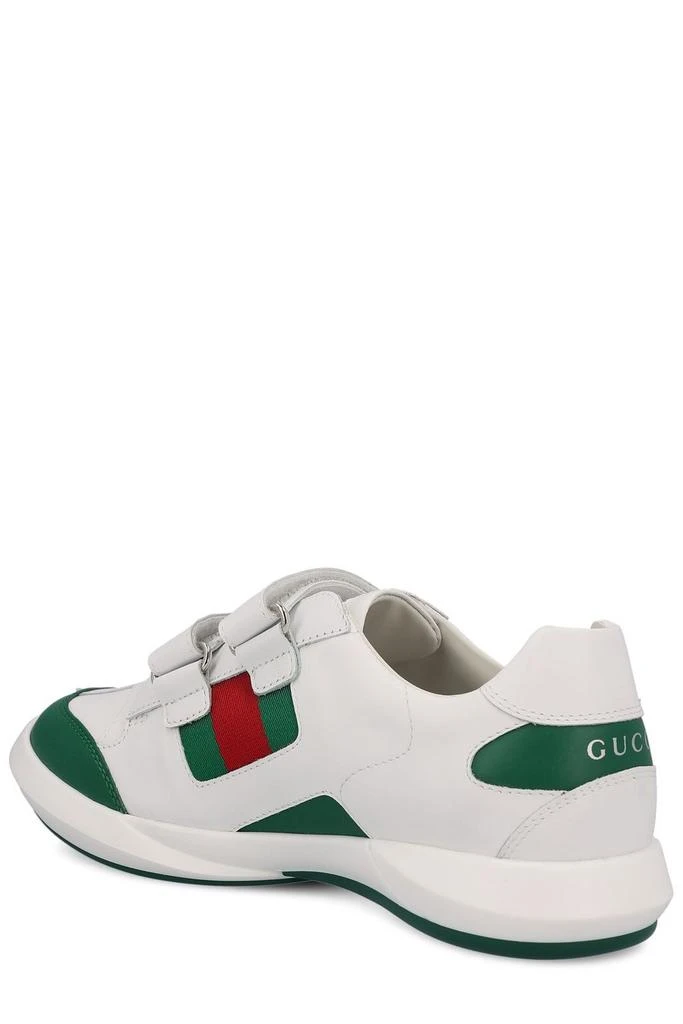 Gucci Kids Gucci Kids Logo Printed Round Toe Sneakers 3