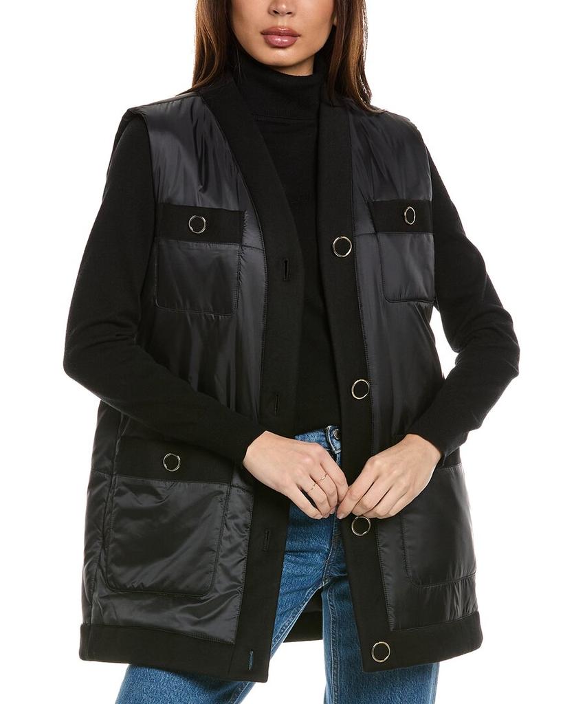 Lafayette 148 New York Patch Pocket Vest