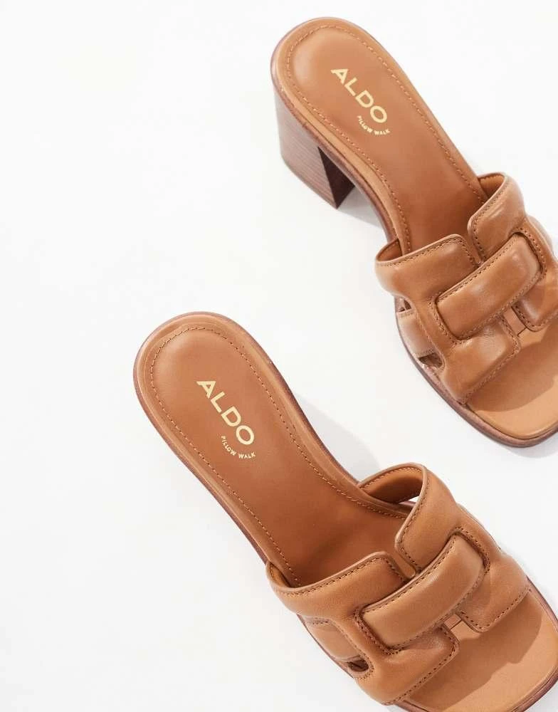 ALDO ALDO Banaladar Heeled Mule in Tan 3