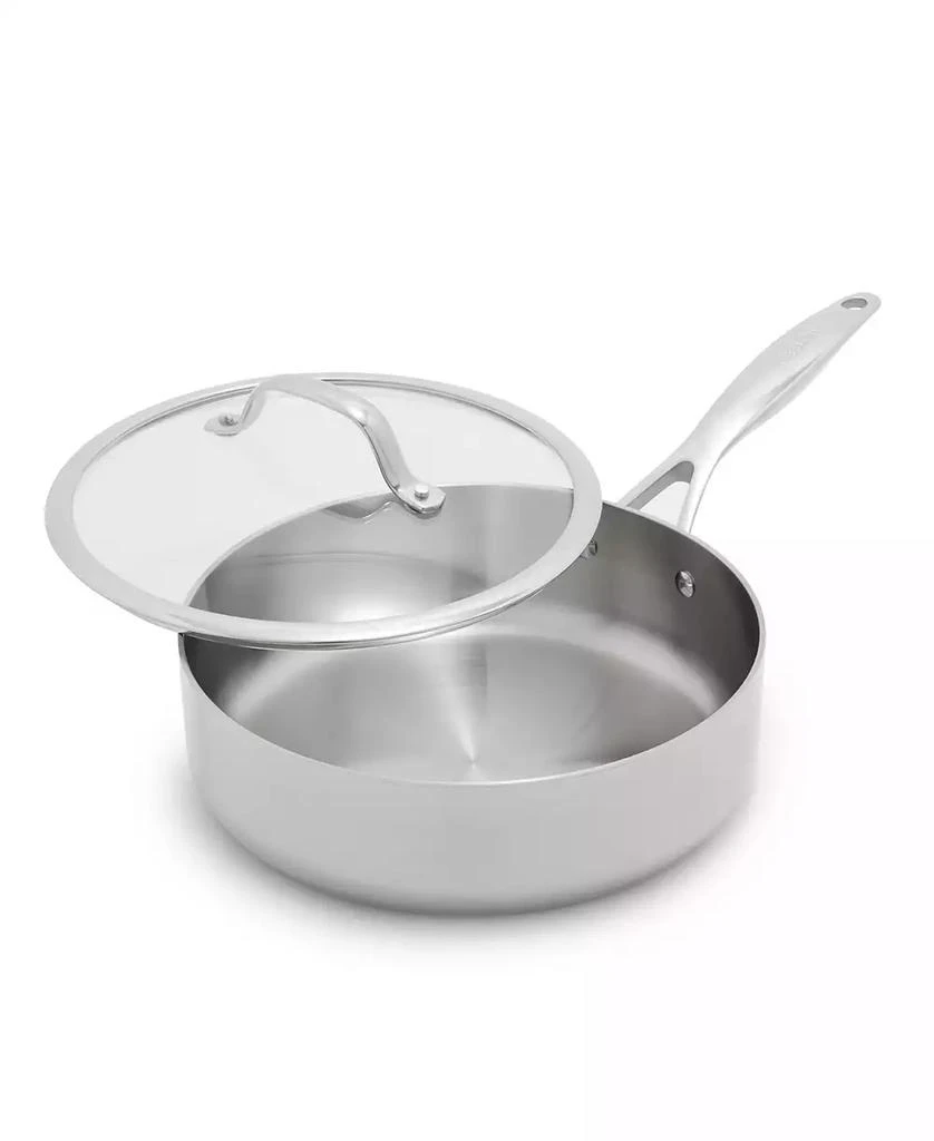 Greenpan Valencia Pro Stainless Steel Uncoated 5-Quart Sauté Pan with Lid