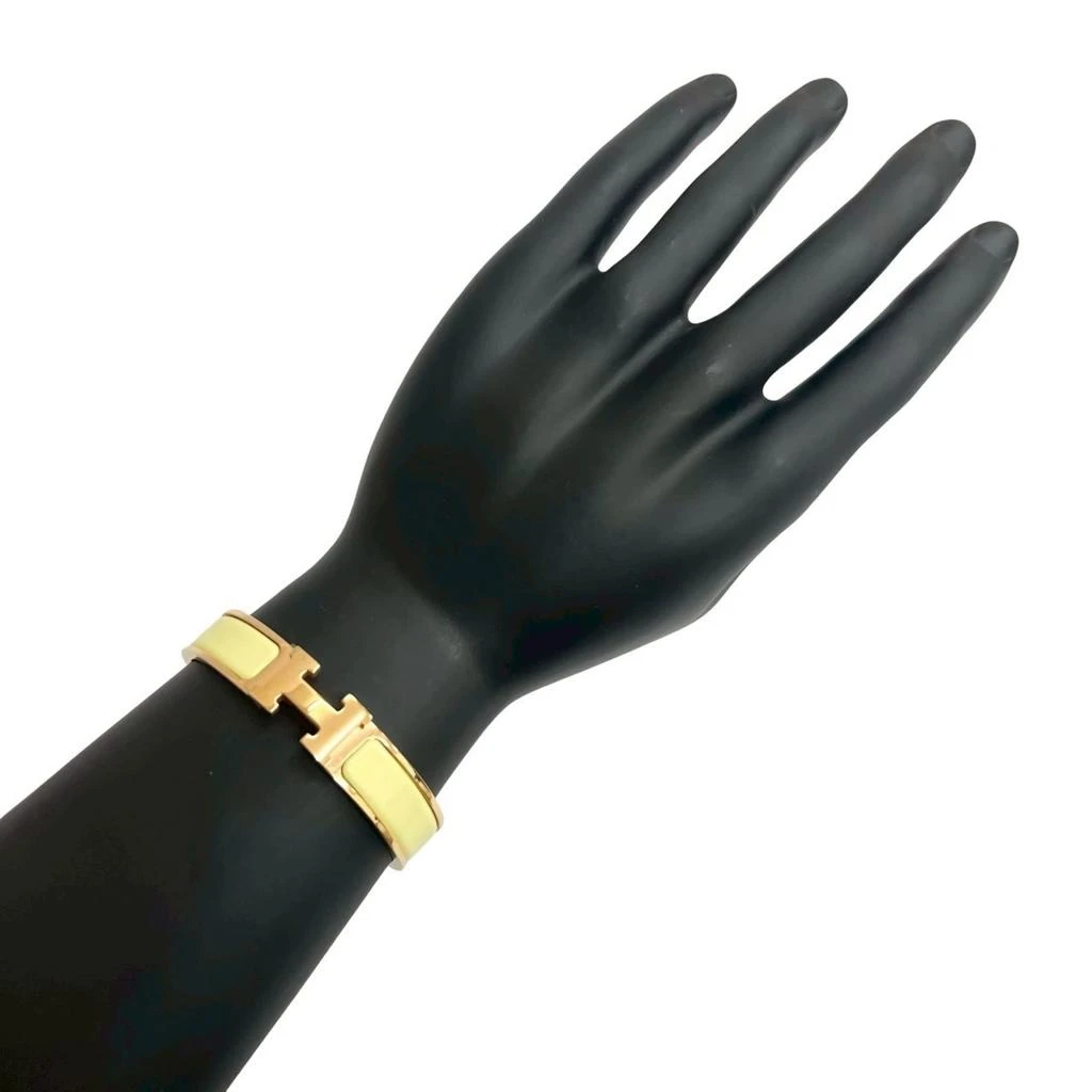 Hermes gold yellow gold Plating Charm Bracelet (Pre-Owned)