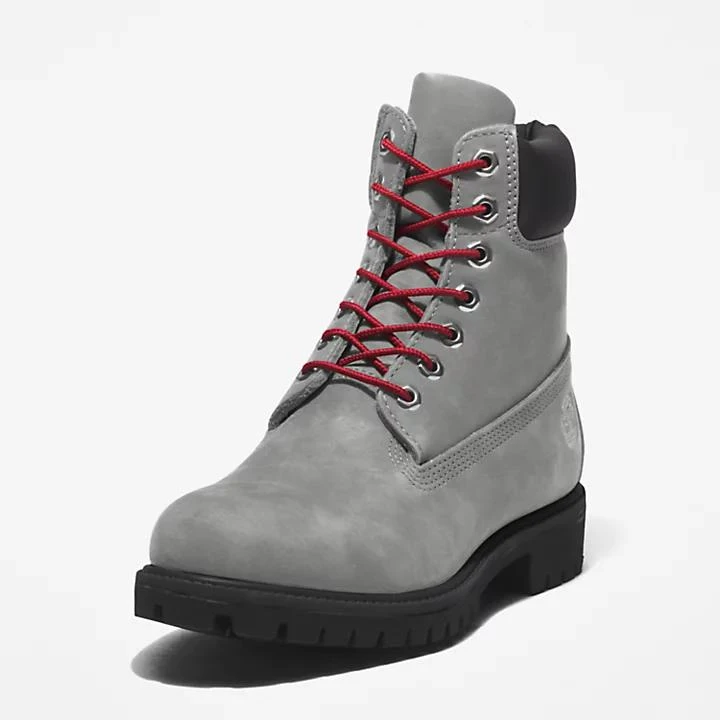Timberland Timberland Premium® 6 Inch Boot for Men in Grey/Red 8